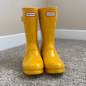 Yellow Hunter Boots
